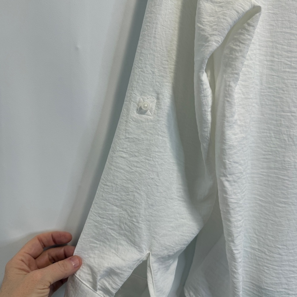 Penmans White V-Neck Women's Blouse size Large - Picture 7 of 12